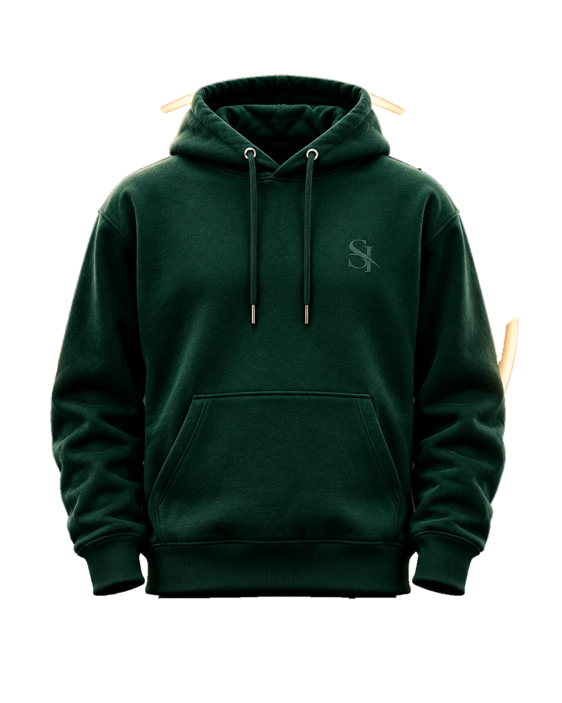 Forest green custom hoodie