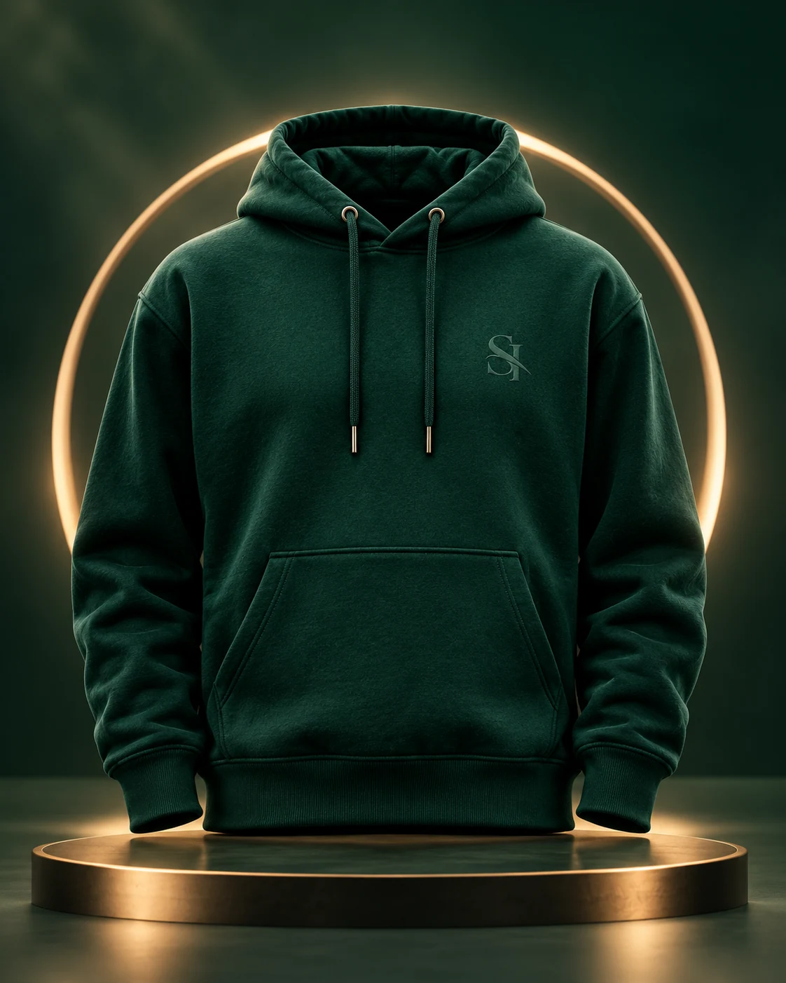 Forest green hoodie