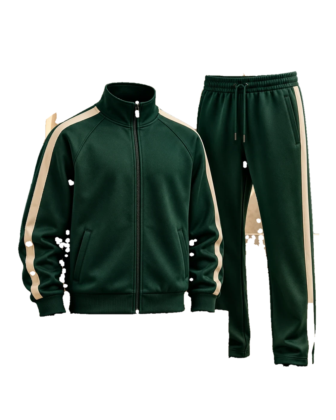 Forest green custom tracksuit