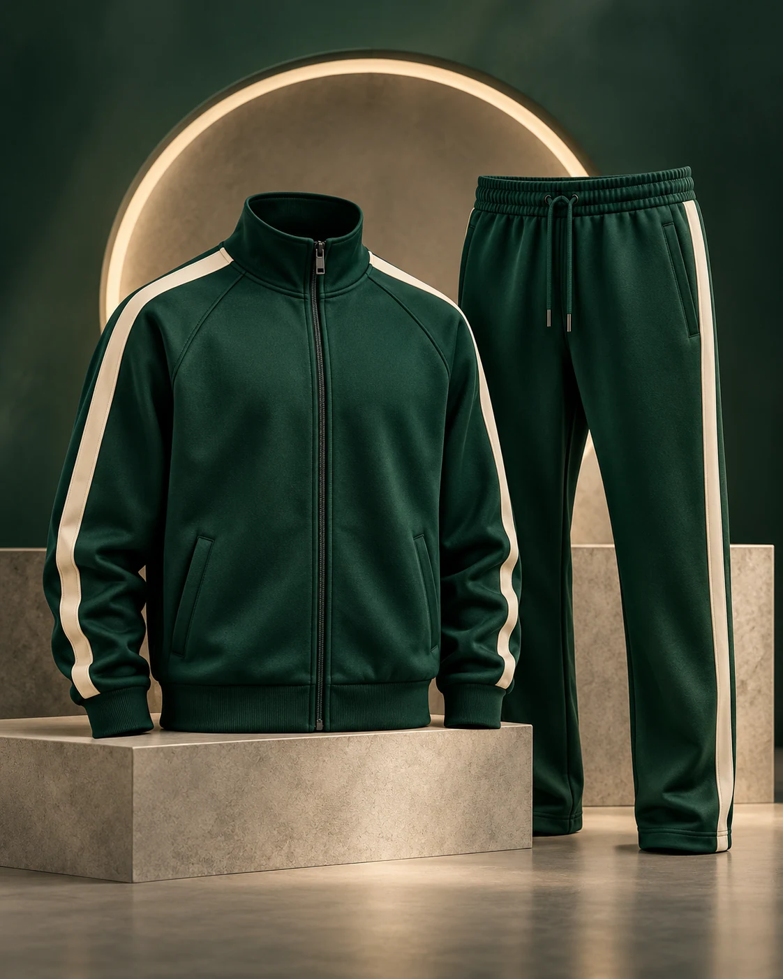 Forest green tracksuit