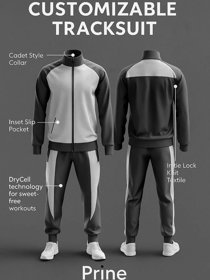 Custom tracksuit development reference