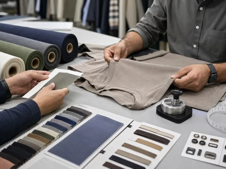 Premium fabric rolls and material sourcing
